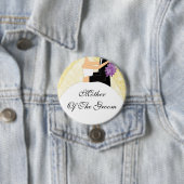 Funkelnd Mutter des Bräutigam-Knopf-/Button-Gelbs Button (Beispiel)