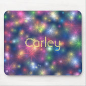 Funkelnd Neon Lights Bokeh Personalisiert Mousepad (Vorne)