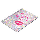 Funkelnd "Oooh la la la la!" Notizbuch Notizblock (Linke Seite)