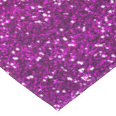 Funkelnd orangefarbener und Lila Glitzer Tischdecke (Schrägansicht)