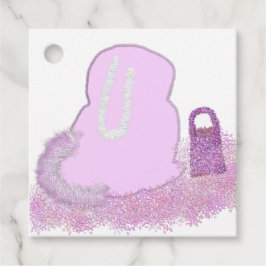 Funkelnd Ostersonnenkorb mit Blume Geschenkanhänger