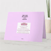 Funkelnd Ostersonnenkorb mit Blume-Karte Karte (Rückseite)