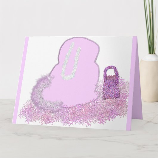 Funkelnd Ostersonnenkorb mit Blume-Karte Karte (Vorderseite)