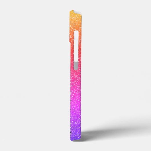 Funkelnd Palmen Gradient Sunset Personalisiert Case-Mate iPhone Hülle (Rückseite / Links)