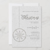 Funkelnd Party Rhinestones Glitzer Weihnachten Einladung (Vorderseite)