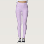Funkelnd Pastel Lilac Leggings (Vorderseite)
