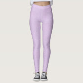 Funkelnd Pastel Lilac Leggings (Vorderseite)