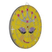 Funkelnd Princess Emoticon Dartscheibe (Vorderseite Links)