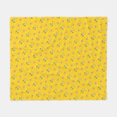 Funkelnd Princess Emoticon Fleecedecke (Vorderseite (Horizontal))
