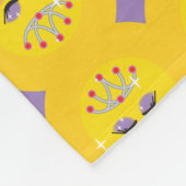 Funkelnd Princess Emoticon Fleecedecke (Ecke)