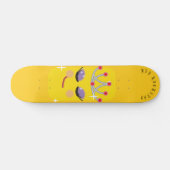 Funkelnd Princess Emoticon Skateboard (Horizontal)