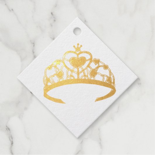 Funkelnd Prinzessin Königin Tiara Dress-Up Crown Geschenkanhänger (Vorderseite)