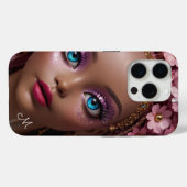 Funkelnd Puppe Glitzer und Blume Case-Mate iPhone Hülle (Rückseite (Horizontal))