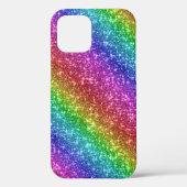 Funkelnd Rainbow-Glitzer Case-Mate iPhone Hülle (Rückseite)
