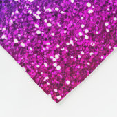 Funkelnd Rainbow-Gradient-Glitzer Geboren zu Spark Fleecedecke (Ecke)