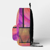 Funkelnd Rainbow Mandala Bedruckter Rucksack (Rechts)
