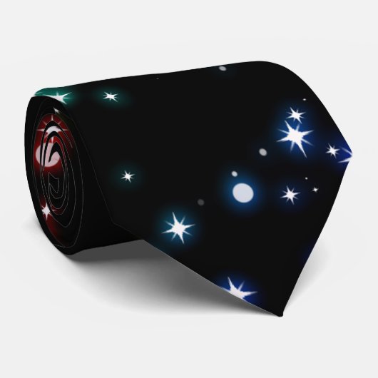 Funkelnd Rainbow-Star-Krawatte Krawatte (Gerollt)