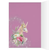 Funkelnd Rainbow Universe Unicorn Fantasy Birthday (Innen (Links))