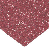 Funkelnd Red & Silver Glitzer Kurzer Tischläufer (Ecke)