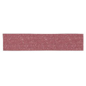 Funkelnd Red & Silver Glitzer Kurzer Tischläufer (Horizontal)