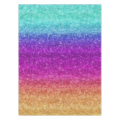 Funkelnd Regenbogen-Glitzer Tischdecke (Vorderseite)