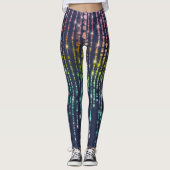 Funkelnd Regenbogenstars Leggings (Vorderseite)