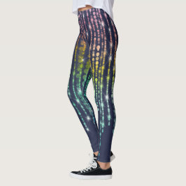 Funkelnd Regenbogenstars Leggings