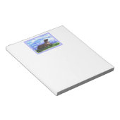 Funkelnd River Otter Animal Notizblock (angewinkelt)