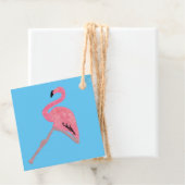 Funkelnd rosa Flamingo Geschenkanhänger (Beispiel)