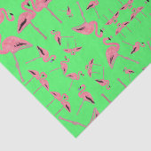 Funkelnd rosa Flamingo Glitzer Herz Seidenpapier (Ausschnitt)