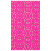 Funkelnd rosa Flamingo Glitzer Herz Tischdecke (Vorderseite)