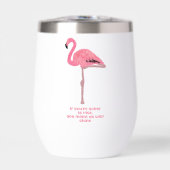 Funkelnd rosa Flamingo Rise & Shine Inspiration (Vorderseite)