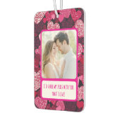 Funkelnd rosa Herzen meine Freunde teilen Autolufterfrischer (Links)