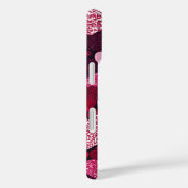 Funkelnd rosa Herzen meine Freunde teilen Case-Mate iPhone Hülle (Rückseite / Rechts)