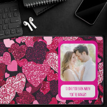 Funkelnd rosa Herzen, wenn du zornig bist