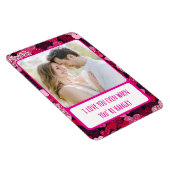 Funkelnd rosa Herzen, wenn Sie zornig flexibel sin Magnet (Rechte Seite)