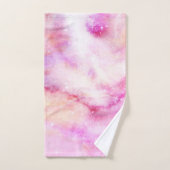 Funkelnd rosa Hintergrund Badhandtuch Set (Handtuch)