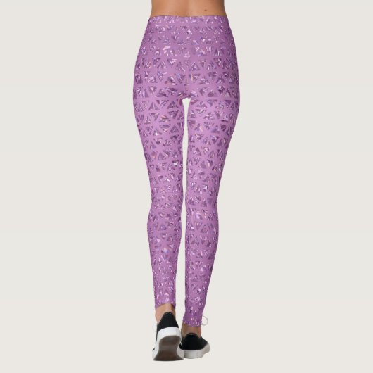 Funkelnd rosa Leggings (Rückseite)