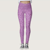 Funkelnd rosa Leggings (Vorderseite)
