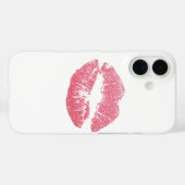 Funkelnd Rosa Lippen Case-Mate iPhone Hülle (Rückseite (Horizontal))