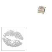 Funkelnd Rosa Lippen Gummistempel (Stempel)