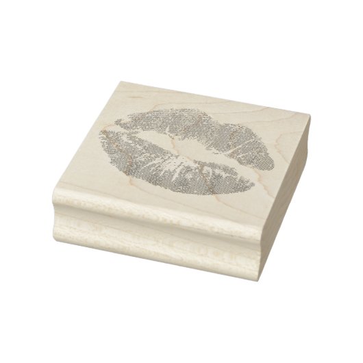 Funkelnd Rosa Lippen Gummistempel (Stempel)