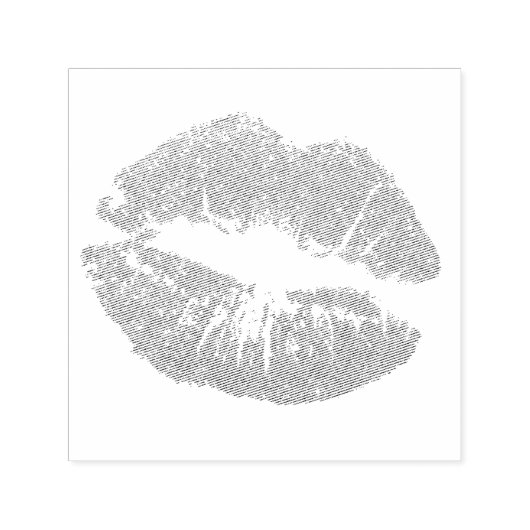 Funkelnd Rosa Lippen Permastempel (Design)