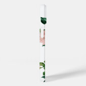 Funkelnd Rosa Rosen Monogram Case-Mate iPhone Hülle (Rückseite / Rechts)