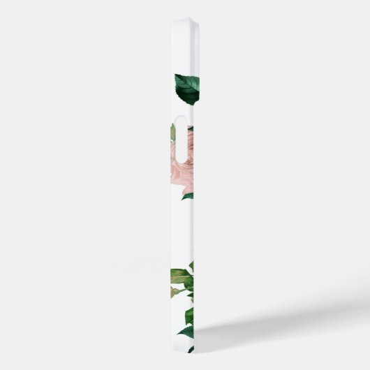 Funkelnd Rosa Rosen Monogram Case-Mate iPhone Hülle (Rückseite / Rechts)