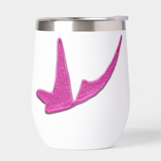 Funkelnd rosa Schmetterling (Links)