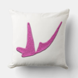 Funkelnd rosa Schmetterling Kissen