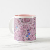 Funkelnd rosa Tasse (Vorderseite Links)