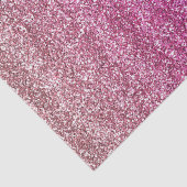 Funkelnd rosa und blauer Glitzer Seidenpapier (Detail)