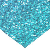 Funkelnd rosa und blauer Glitzer Tischdecke (Schrägansicht)